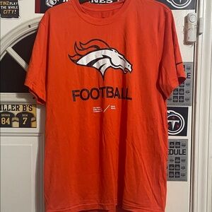 NFL Orange Denver Broncos Football Tee